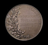 India 1909 Nainital Secretariat Football Challenge Cup 51mm Silver Medal - By Elkington