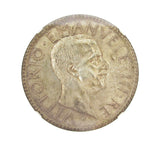 Italy 1927 20 Lire - NGC MS64