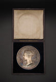 1840 Royal Agricultural Society 'Patroness' 55mm Cased Silver Medal - By Wyon