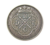 c.1870 The Royal Dart Yacht Club 38mm Silver Medal - By Wyon