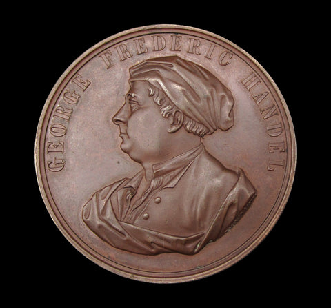 1859 Handel Centenary Festival Crystal Palace 51mm Stewards Medal
