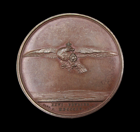 France 1815 Return Of Napoleon To Paris 41mm Medal - By Andrieu