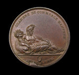 France 1815 Antwerp Chamber of Commerce 32mm Medal - By Droz