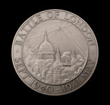 1944 Battle Of London 57mm Silver Cased Medal - By Pinches