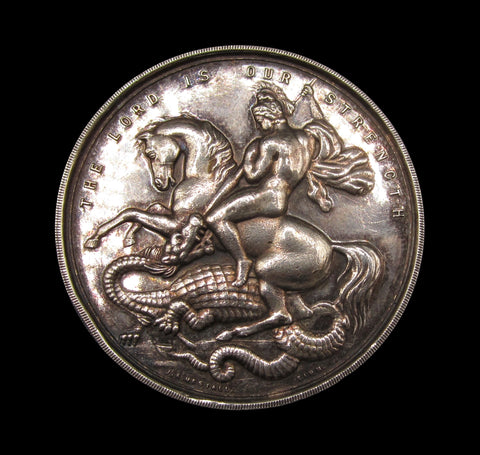 1902 Polytechnic Schools London 45mm Silver Medal - By Restall