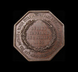 France 1862 Compagnie des Bateaux Imperial Decree 38mm Medal