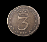 William & Mary 1693 Maundy Threepence - VF