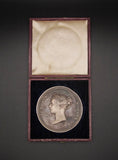 1837 Victoria Visit To The Guildhall 55mm Silver Medal - By Wyon