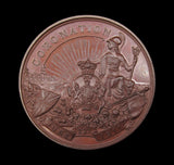 1911 George V Coronation 52mm Bronze Medal - By Restall