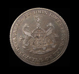 1811 Northumberland & Durham John Robertson Silver Shilling Token