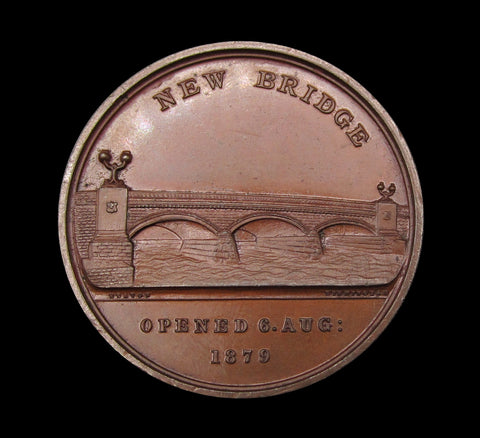 1879 New Bridge Maidstone 41mm Bronze Medal - By Heaton