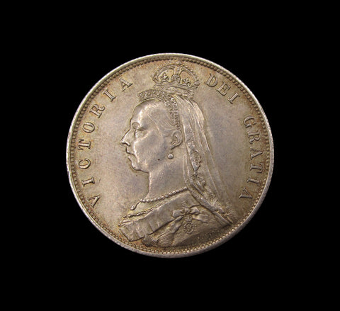 Victoria 1887 Halfcrown - EF