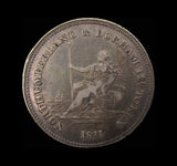 1811 Northumberland & Durham John Robertson Silver Shilling Token