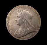 1897 Victoria Diamond Jubilee 26mm Silver Medal - With Envelope