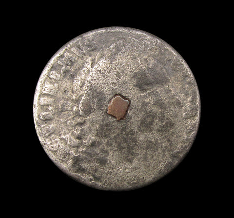 William & Mary 1691 Tin Farthing - Contemporary Counterfeit