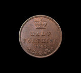 Victoria 1843 Half Farthing - GEF