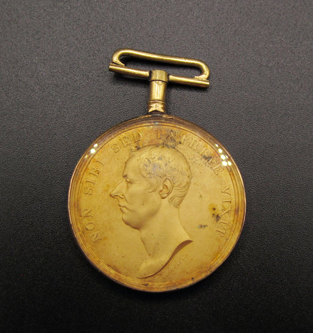 1814 Nottingham Pitt Club 36mm Gilt Silver Medal - By Webb