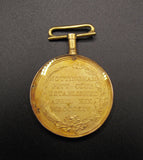 1814 Nottingham Pitt Club 36mm Gilt Silver Medal - By Webb