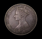 Victoria 1847 Gothic Proof Crown - GVF