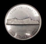 1854 Crystal Palace Exhibition 64mm WM Cased Medal - By Pinches