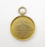 1886 Banffshire Champion Ploughman 30mm Gold Medal