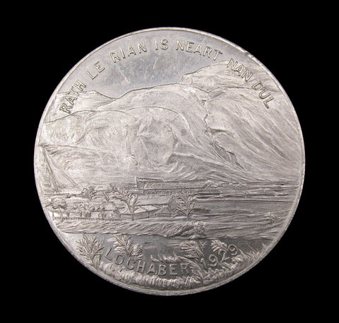 1929 Lochaber Aluminium Ingots 45mm Medal
