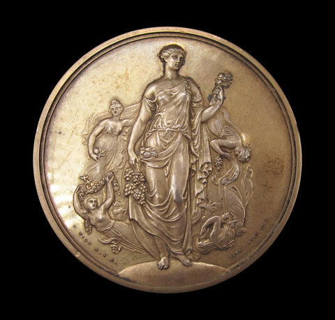 1836 Royal Horticultural Society 55mm Silver Medal - By Wyon