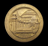 1873 Fine Arts Exhibition 'For Services' 70mm Gilt Medal - To Lord Churchill