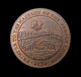 1795 Middlesex Daniel Eaton Halfpenny Token - DH 301