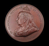 1897 Diamond Jubilee of Victoria 76mm Bronze Medal - By Bowcher