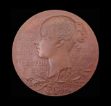 1897 Victoria Diamond Jubilee 56mm Bronze Medal - Cased