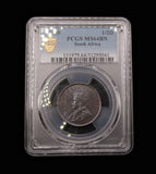 South Africa 1930 Halfpenny - PCGS MS64BN