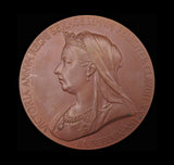 1897 Victoria Diamond Jubilee 56mm Bronze Medal - Cased