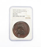 1810 George III Golden Jubilee 42mm Bronze Medal - NGC MS62