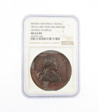 1810 George III Golden Jubilee 42mm Bronze Medal - NGC MS62