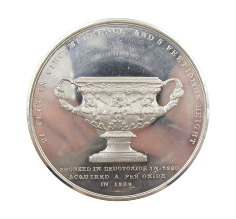 1829 Thomason's Medallic Vase 54mm White Metal Medal
