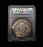 Austria 1780 Maria Theresia Restrike Thaler - Struck Off Center - PCGS MS65