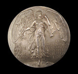 1908 London Olympic Games 50mm Silvered 'Donor' Medal - By Mackennal