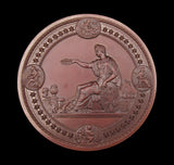 USA 1876 Philadelphia International Exhibition 76mm Medal - Cased