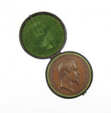 France 1855 Queen Victoria Visit To Boulogne 61mm Medal - By Barre