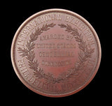 USA 1876 Philadelphia International Exhibition 76mm Medal - Cased