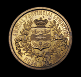 Canada c.1890 Halifax Annual Provincial Exhibition Nova Scotia 56mm Silver Medal
