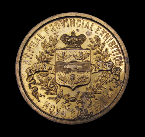 Canada c.1890 Halifax Annual Provincial Exhibition Nova Scotia 56mm Silver Medal