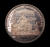 1824 Botanical & Horticultural Society 48mm Silver Medal - Cased