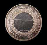 1824 Botanical & Horticultural Society 48mm Silver Medal - Cased