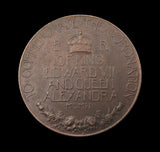 1902 Edward VII Coronation 35mm Bronze Medal - By Frampton