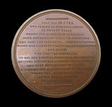 1814 Death Of William Pitt 54mm Memorial Medal - By Wyon