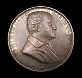 1868 Richard Westmacott Art Union Of London 55mm Silver Medal - By Wyon