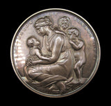 1868 Richard Westmacott Art Union Of London 55mm Silver Medal - By Wyon