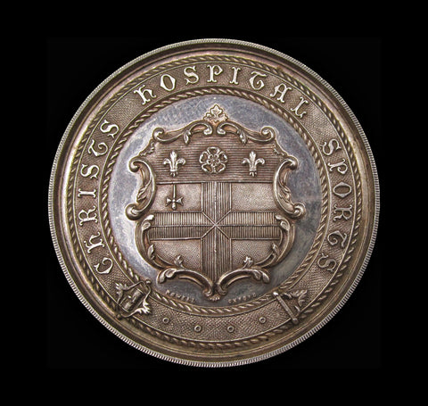 1911 Christ's Hospital Sports 45mm Silver Medal - Cased